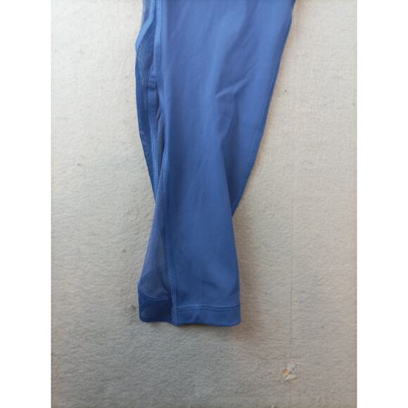 Victoria's Secret Sport Womens High Waisted Leggings Sz L Long Periwinkle Blue - Picture 2 of 11